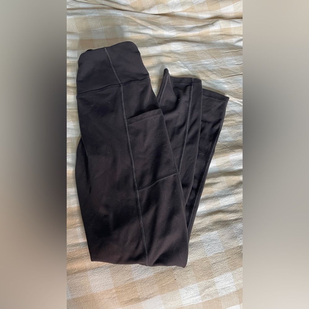 Unknown brand, gray, yoga pants with pockets